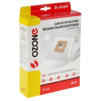 Пылесборник многоразовый синтетический Ozone micron M-07, 5 шт (LG TB-33)
