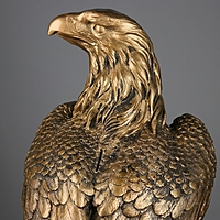 Копилка "Орел" большая, цвет бронза