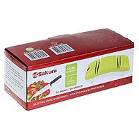 Электроножеточка Sakura SA-6604GR, 120 Вт, 2 стадии заточки, зеленая