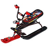 Снегокат Ника-Snowdrive «Робот», СНД3/Р2, цвет красный/чёрный/бордовый