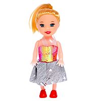 Кукла малышка «Рита» в платье, МИКС
