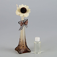 Набор подарочный "Эйфелева башня" (ваза, 2 палочки с шариками, декор, аромамасло 30 мл), аромат лимон