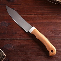 Нож нескладной в ножнах, лезвие 11,5 см, рукоять 10 см, под дерево