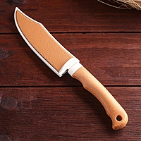 Нож нескладной в ножнах, лезвие 11,5 см, рукоять 10 см, под дерево