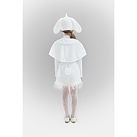 Карнавальный костюм "Зайка", 3 предмета: пелерина, юбка, маска-шапочка. Рост 122-128 см