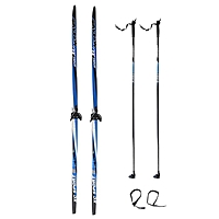 Комплект лыжный БРЕНД ЦСТ (Step, 205/165 (+/-5 см), крепление: 0075мм) МИКС