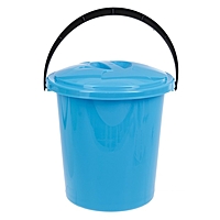 Ведро  с фиксирующей крышкой и сливом10л колор микс  (5шт)/Ангарск