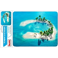 Коврик для мыши Buro BU-M10017 рисунок/остров