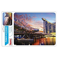 Коврик для мыши Buro BU-M80007 рисунок/город