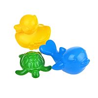 Набор игрушек для купания 3 предмета дельфин черепаха уточка