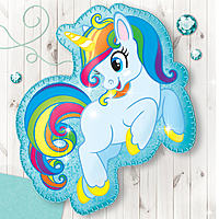 Набор для создания игрушки из фетра с термонаклейкой "Единорог"