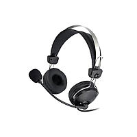 Гарнитура A4Tech HS-7P 2.5м накладные оголовье черный