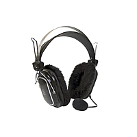 Гарнитура A4Tech HS-60 2.5м мониторы оголовье черный