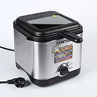 Фритюрница Centek CT-1430, 1500 Вт, 1,5 л масла , антипригарная чаша