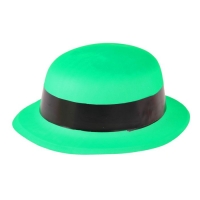 Карнавальная шляпа с яркой расцветкой, с черным ободком , цвета МИКС