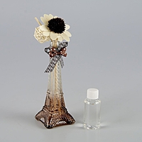 Набор подарочный "Эйфелева башня" (ваза, 2 палочки с шариками, декор, аромамасло 30 мл), аромат роза