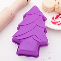 Форма для выпечки "Елочка" 13х10х3 см, цвета МИКС