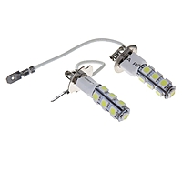 Автолампа светодиодная TORSO H3, 12 В, 13 SMD-5050, 2 шт., свет белый