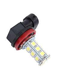 Светодиодная автолампа Cartage, H11, 12 В, 18 SMD-5050, свет белый, набор 2 шт.