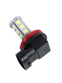 Светодиодная автолампа Cartage, H11, 12 В, 18 SMD-5050, свет белый, набор 2 шт.