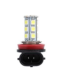 Светодиодная автолампа Cartage, H11, 12 В, 18 SMD-5050, свет белый, набор 2 шт.