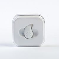 Наушник LuazON, беспроводной, с микрофоном, акб 50мАч, 3-4 часа музыки, белый