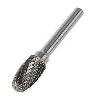 Борфреза TUNDRA premium тип E овальная, 12 x 20 мм, хвостовик 6 мм