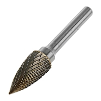Борфреза TUNDRA premium тип G параболическая заостренная, 12 x 25 мм, хвостовик 6 мм