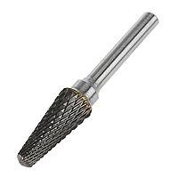 Борфреза TUNDRA premium тип L коническая с закруглением, 12 x 28 мм, хвостовик 6 мм