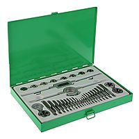 Набор метчиков и плашек TUNDRA, М3 - М16, 36 предметов