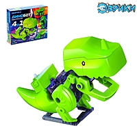 Конструктор электронный "Динобот", 4 в 1, работает от батареек