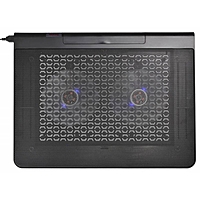 Подставка для ноутбука Buro BU-LCP170-B214 17" 2xUSB 2x 140ммFAN черная