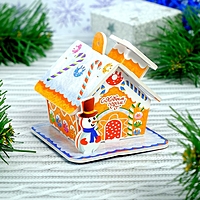 3D Конструктор-подвеска "Пряничный домик" 3Д