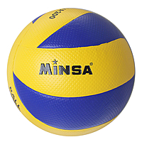 Мяч волейбольный Minsa, PU, машинная сшивка, размер 5, цвета микс
