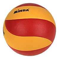 Мяч волейбольный Minsa, PU, машинная сшивка, размер 5, цвета микс