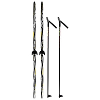 Комплект лыжный БРЕНД ЦСТ 170/130 (+/-5 см), крепление 0075мм, цвет МИКС