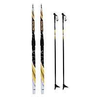 Комплект лыжный БРЕНД ЦСТ 160/120 (+/-5 см), крепление SNS, цвет МИКС