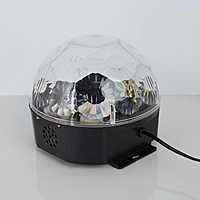 Световой прибор Радужный шар, диаметр 17 см, с музыкой V220