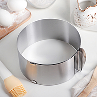 Форма для выпечки с регулировкой размера 15-20 см, высота 8 см