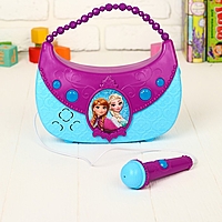 Музыкальный набор "Холодное Сердце", микрофон + колонка, звук, свет