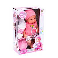 Пупс функциональный «Ангелочек» со звуковыми эффектами, писает, пьёт, с аксессуарами