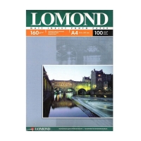 Фотобумага LOMOND для струйной печати А4, 160г/м, 100 листов, односторонняя, матовая
