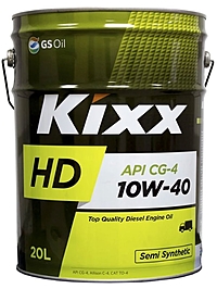 Масло моторное Kixx HD 10W-40 CG-4 20 л п/синт.