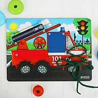 Бизиборд " Машина спецслужб"  27х20 см