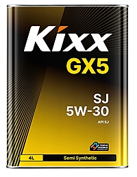 Масло моторное Kixx G SJ 5W-30 4 л п/синт. мет.