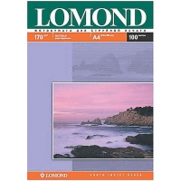 Фотобумага LOMOND для струйной печати, A4, 170 г/м2,100 листов, двухсторонняя, матовая