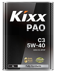 Масло моторное Kixx PAO C3 5W-40 4 л синт.