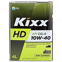 Масло моторное Kixx HD CG-4 10W-40 4 л п/синт.