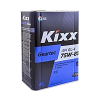 Масло трансмиссионное Kixx Geartec FF GL-4 75W-85 4 л п/синт.