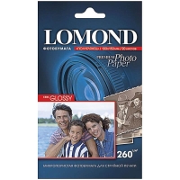 Фотобумага A6 (100*150) для стр. принтеров LOMOND 260 гр (500л) полугл.